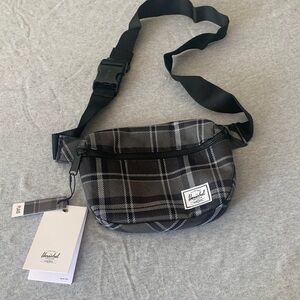 Herschel Supply Company Gray Checkered Belt Bag